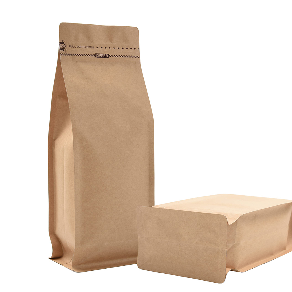 Kraft Side Gusset Coffee Bags