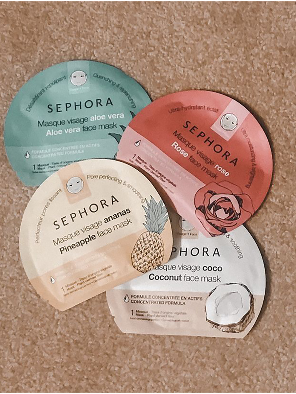 Custom Holographic Facial Mask Packaging