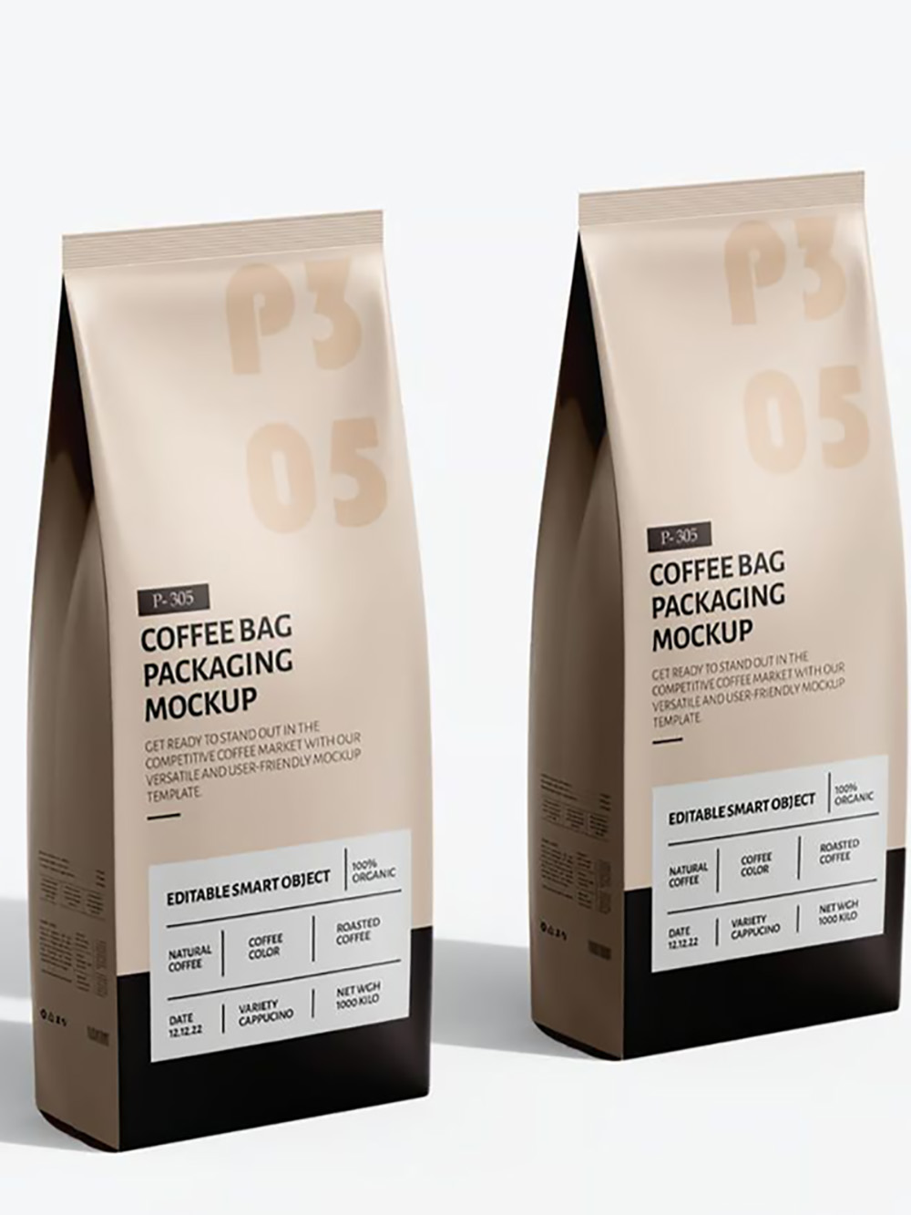 Custom Kraft Side Gusset Coffee Bags Packaging Supplier