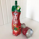 Custom Sauce Spout Pouches Refill Spout Bag Wholesale