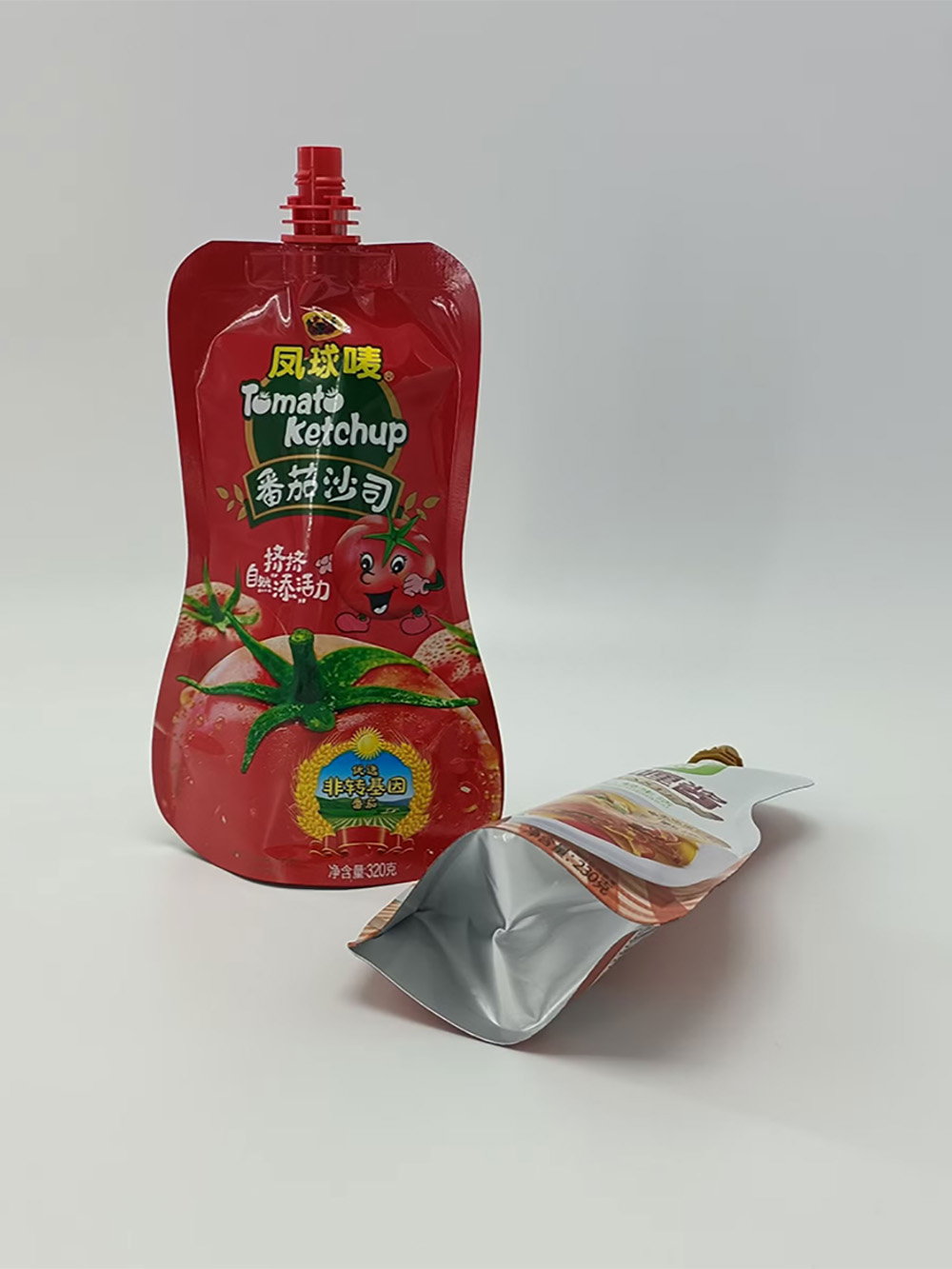 Custom Sauce Spout Pouches Refill Spout Bag Wholesale