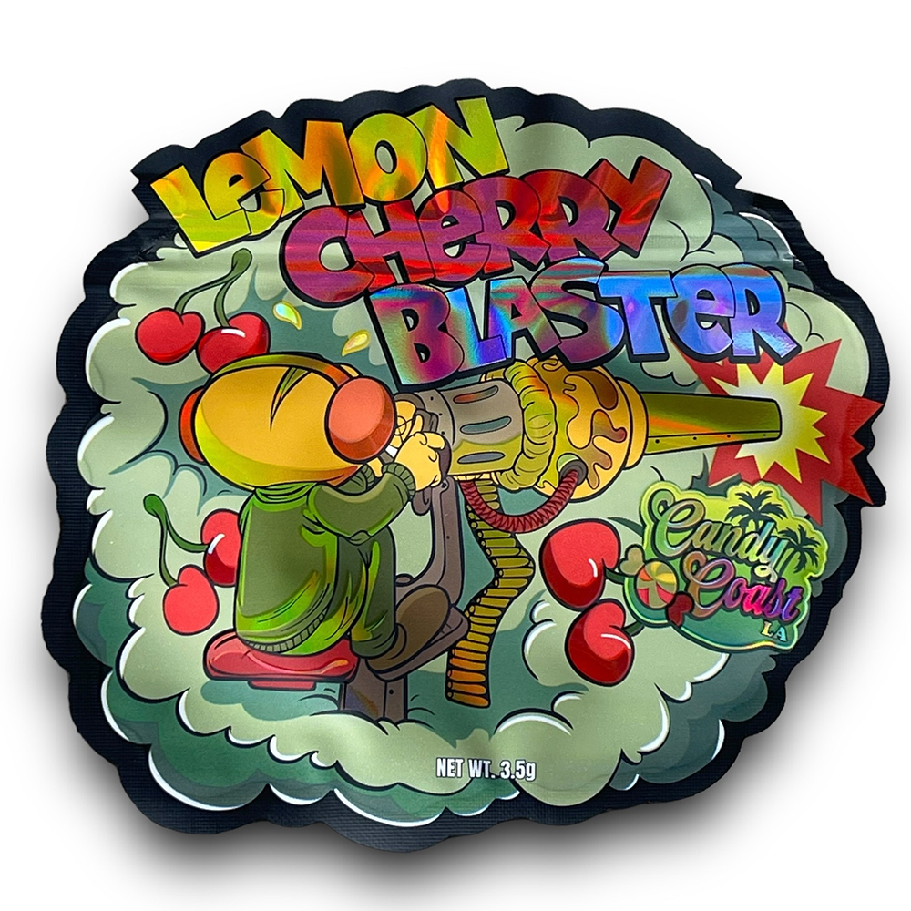 Custom Shaped Die Cut Mylar Bags for Weed Packs