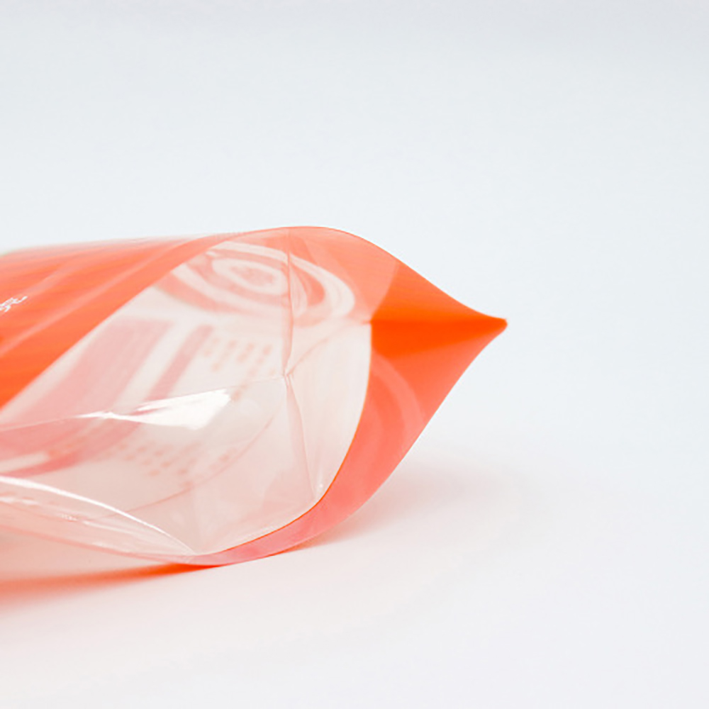 Custom printed spouted sugar packaging pouch with clear window wholesale