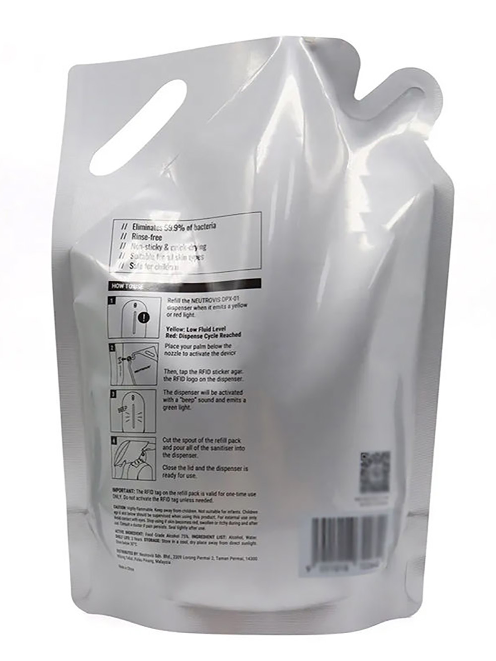 Foil Spout Pouches for Wine Beverage Stand-up Packaging Bag