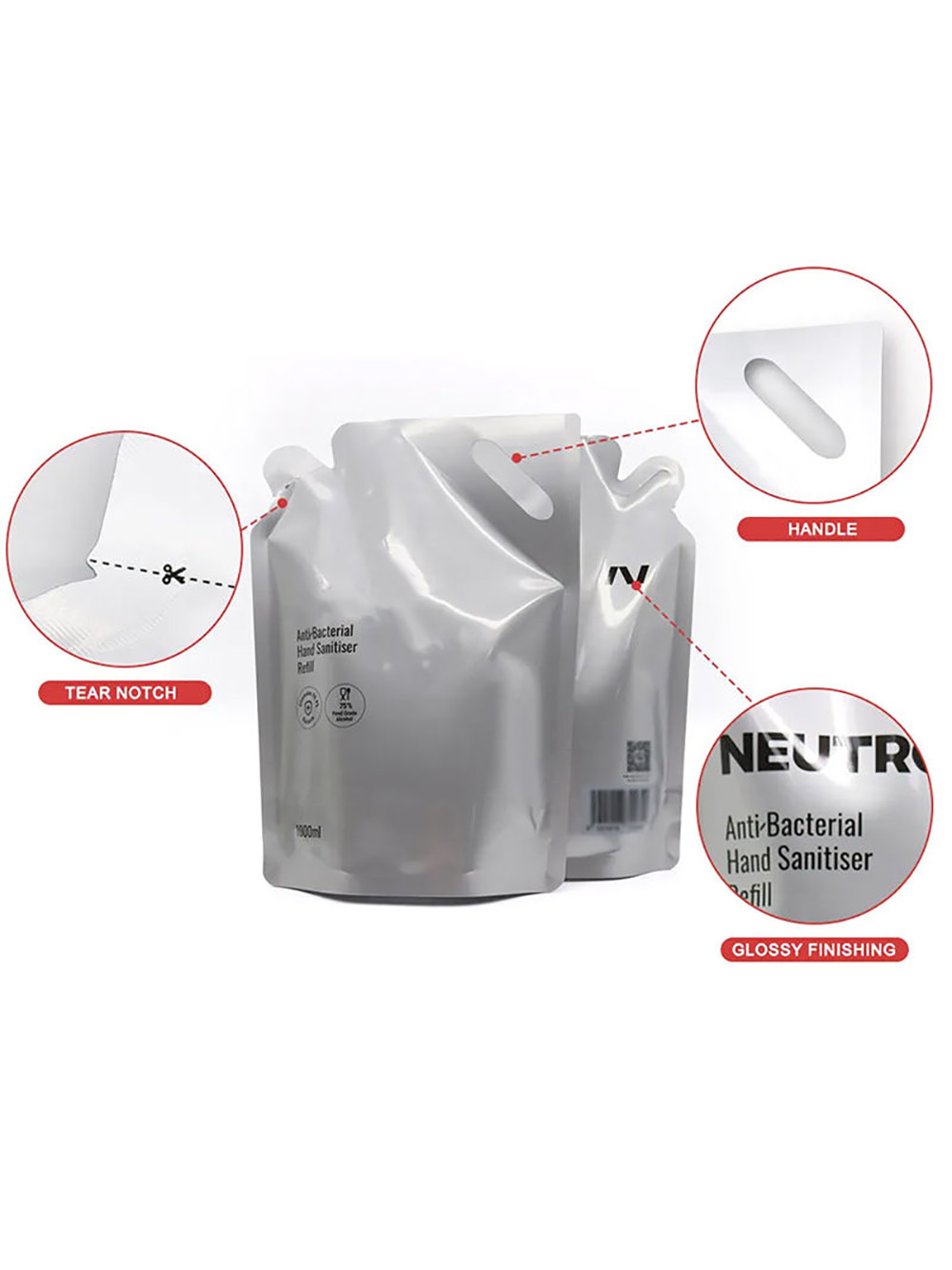 Foil Spout Pouches for Wine Beverage Stand-up Packaging Bag