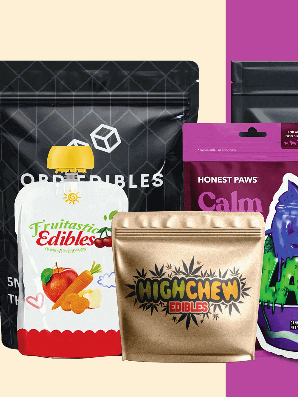 Die Cut Mylar Bags