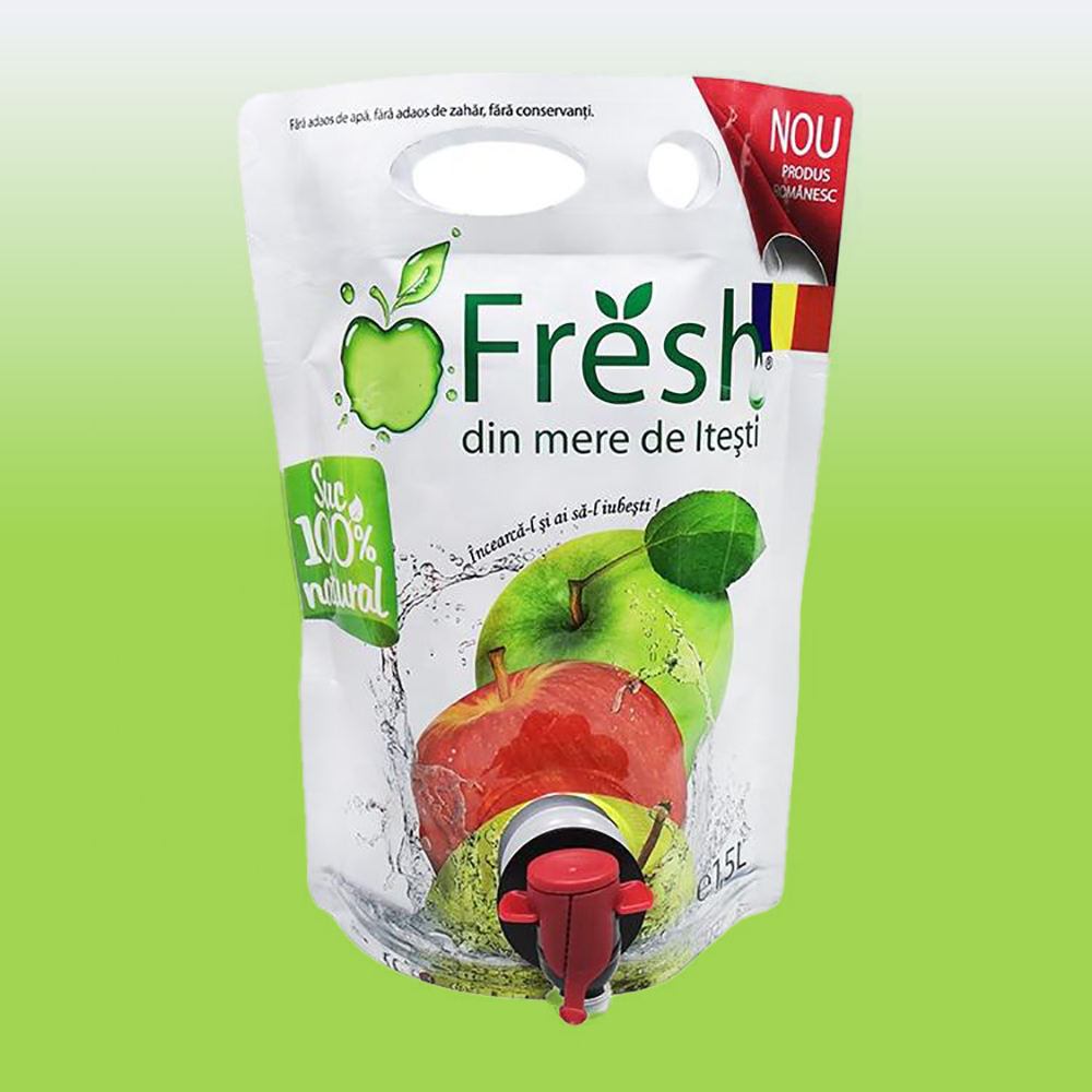 Dispenser Spout Pouches Custom wine packaging fitment pouches