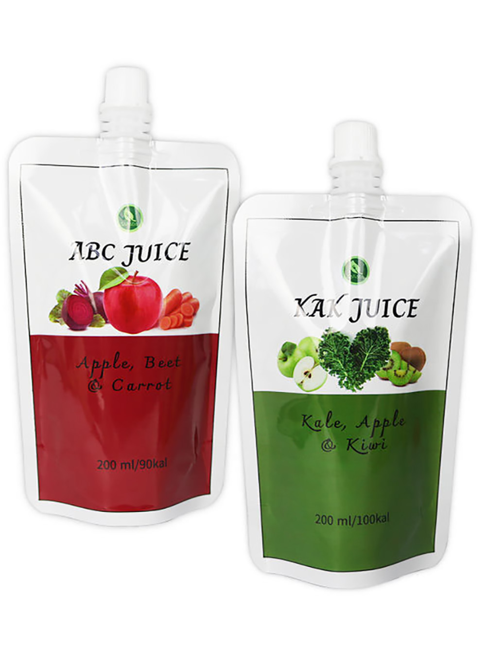 Doypack Spout Pouches quad seal juice bag