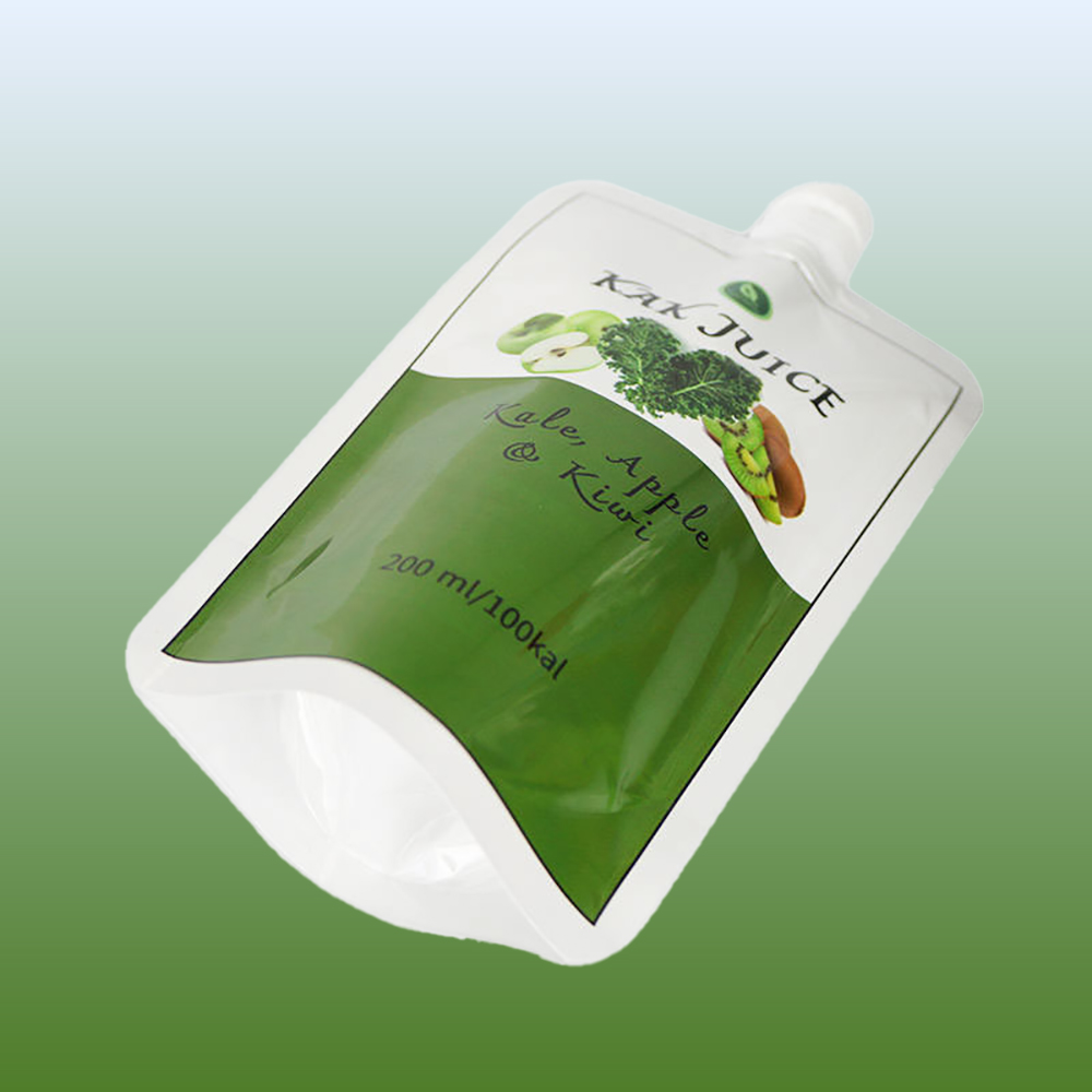 Doypack Spout Pouches quad seal juice bag