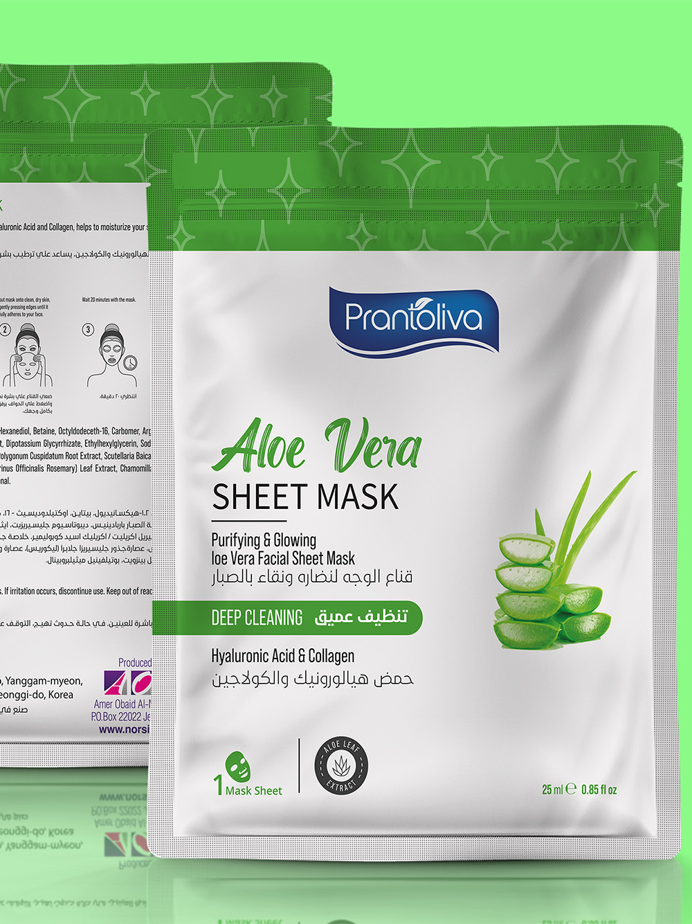 Facial Mask Packaging Pouches