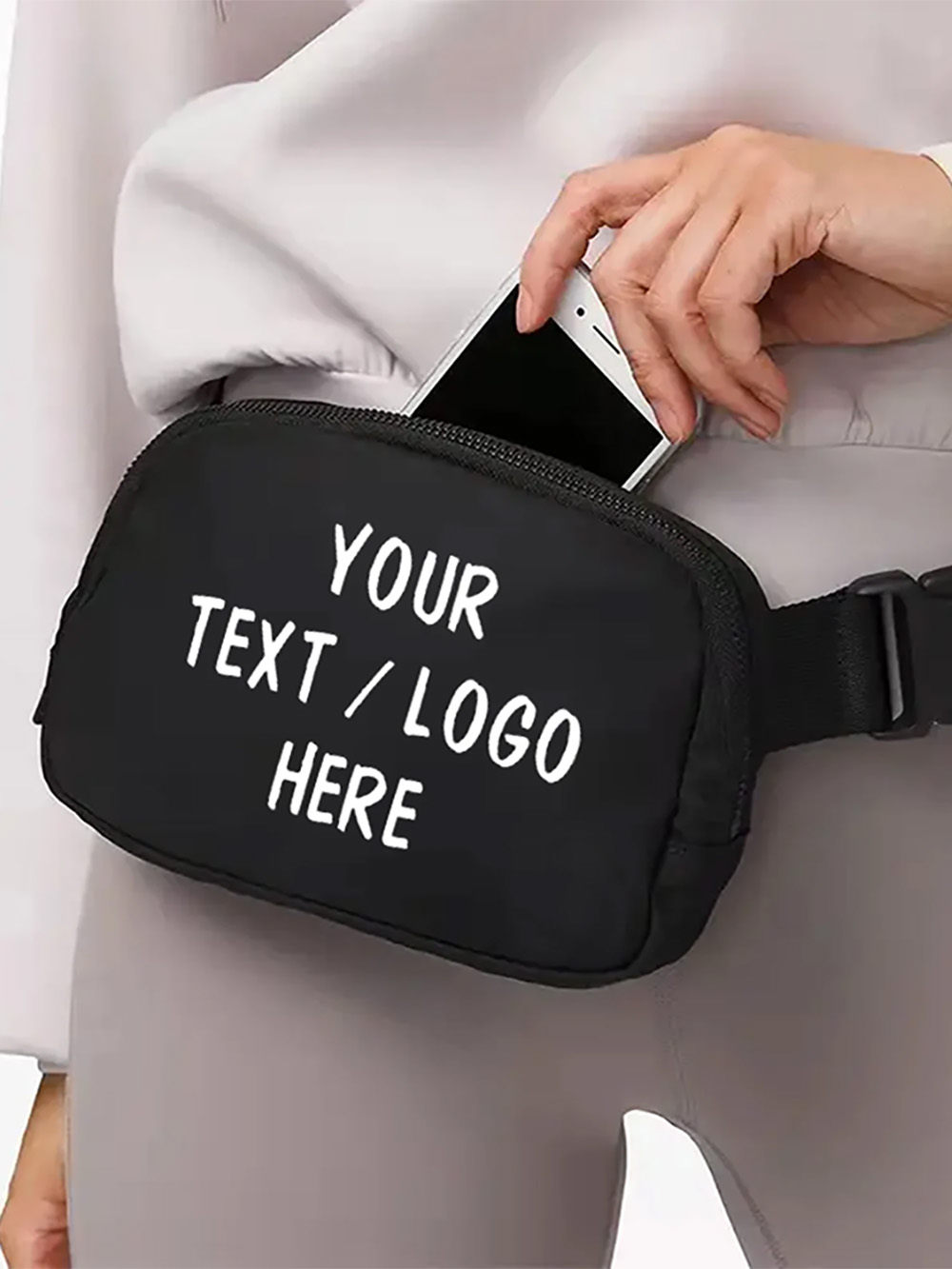 Fanny Packs Printing with branded finishes