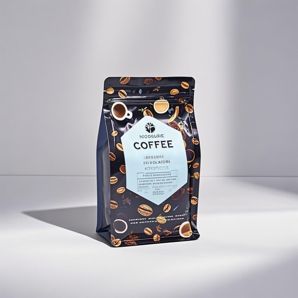 Flat Bottom Coffee Bags with Valve