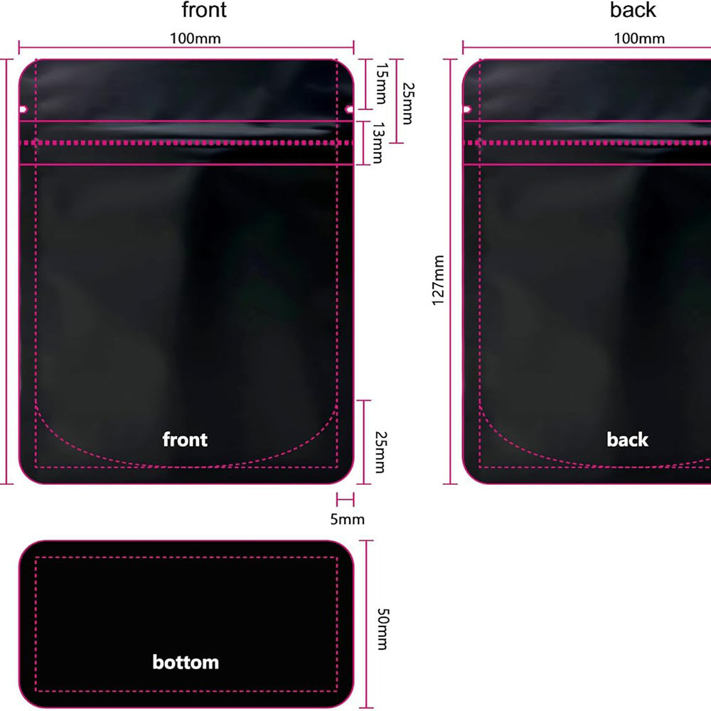 Flat Bottom Packaging Pouches