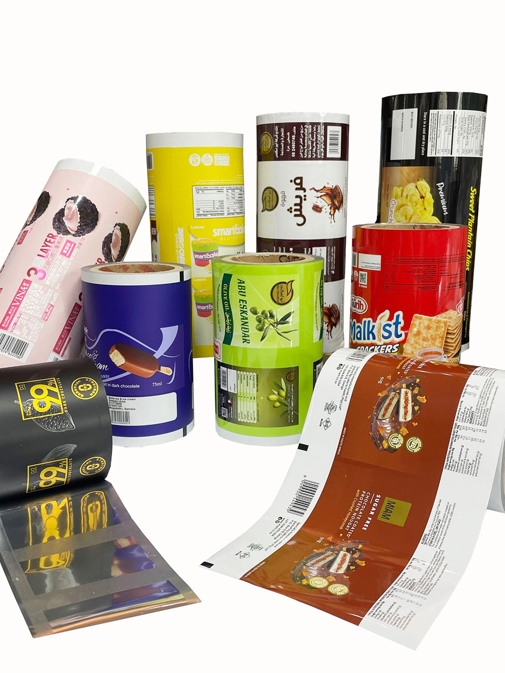 Flow Wrap Packaging Film Roll Wholesale