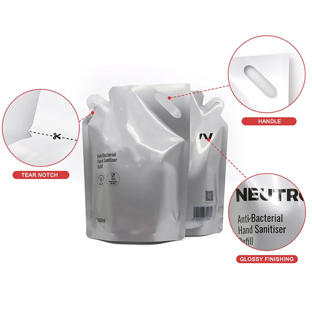 Foil Spout Pouches for Wine Beverage Stand-up Packaging Bag