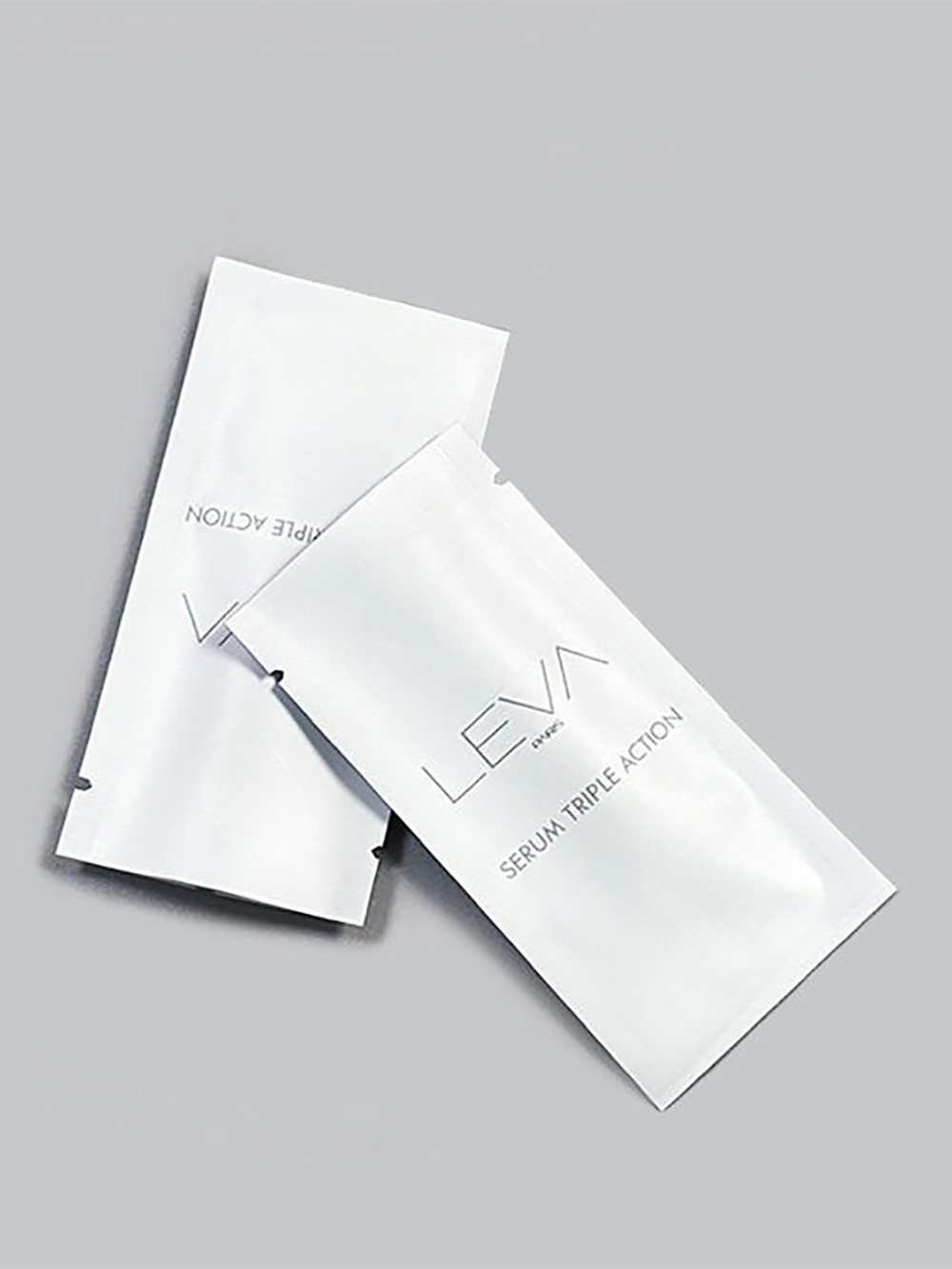 Foil Stamped Pouches for cosmetic packaging