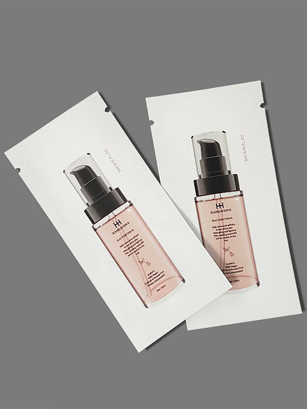Foil Stamped Pouches for cosmetic packaging