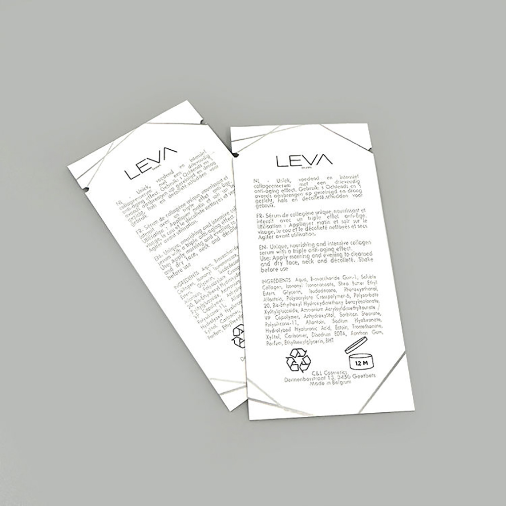Foil Stamped Pouches for cosmetic packaging