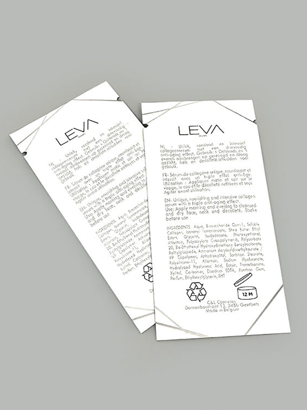 Foil Stamped Pouches for cosmetic packaging