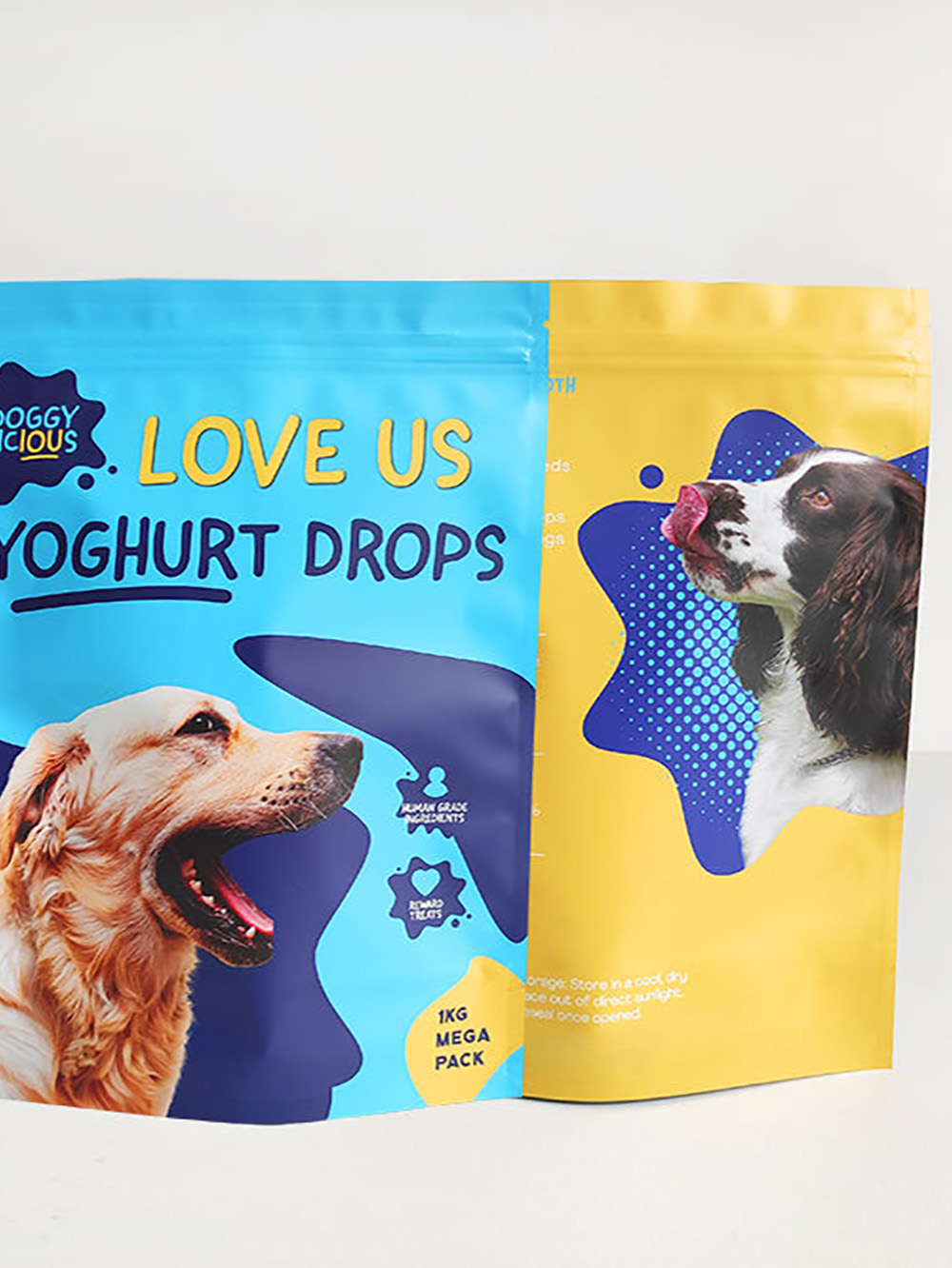 Frozen Dog Food Packaging Pouches