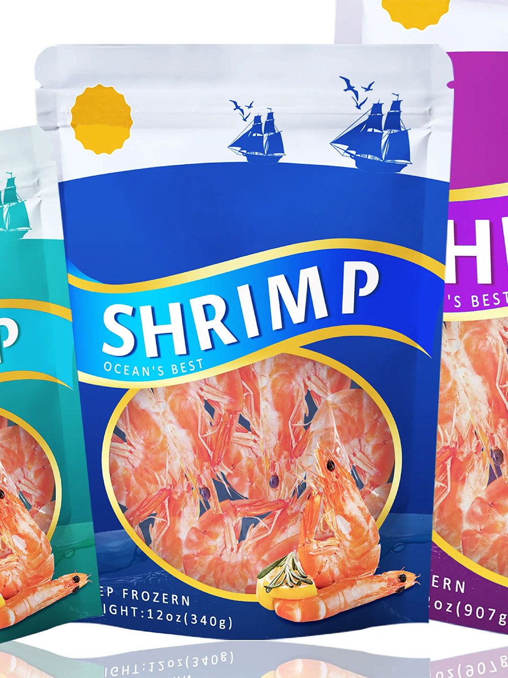 Frozen Shrimp Packaging Bags Wholesale