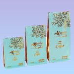 Gold Foil Coffee Bags with Valve