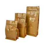 Gold Foil Coffee Bags with Valve