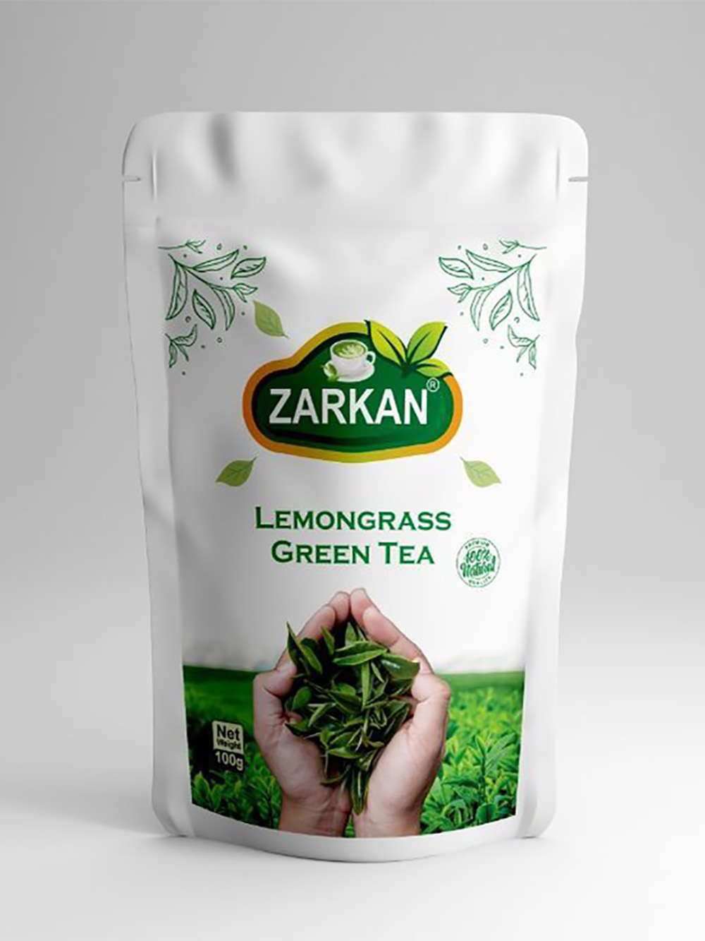 Green Tea Stand Up Pouches