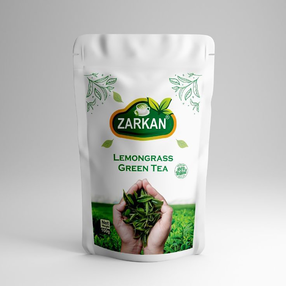 Green Tea Stand Up Pouches