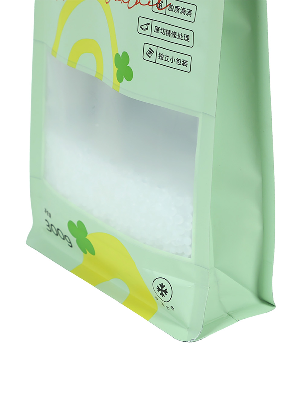 Herbal Tea Stand Up Pouches with Window