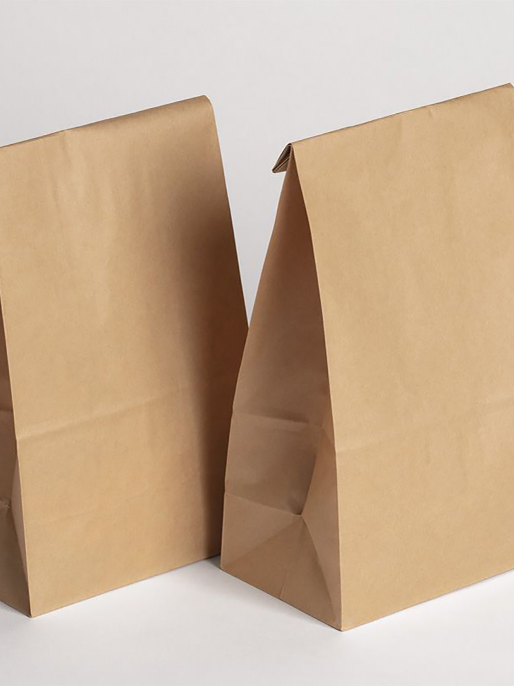 Kraft Box Bottom Packaging Pouches