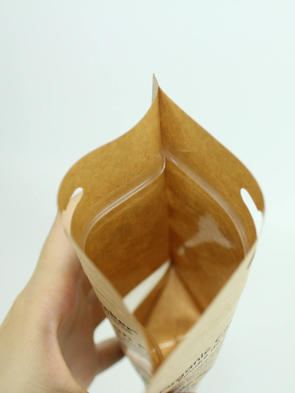 Kraft Box Bottom Packaging Pouches