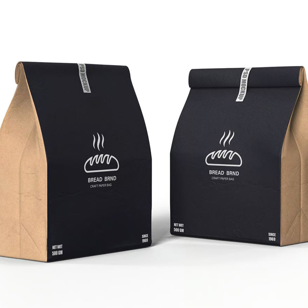 Kraft Flat Bottom Pouches