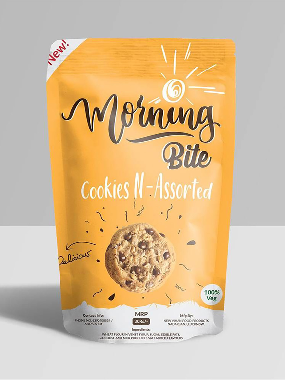 Kraft Snack Packaging Pouches