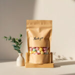 Kraft Stand Up Pouches with Window