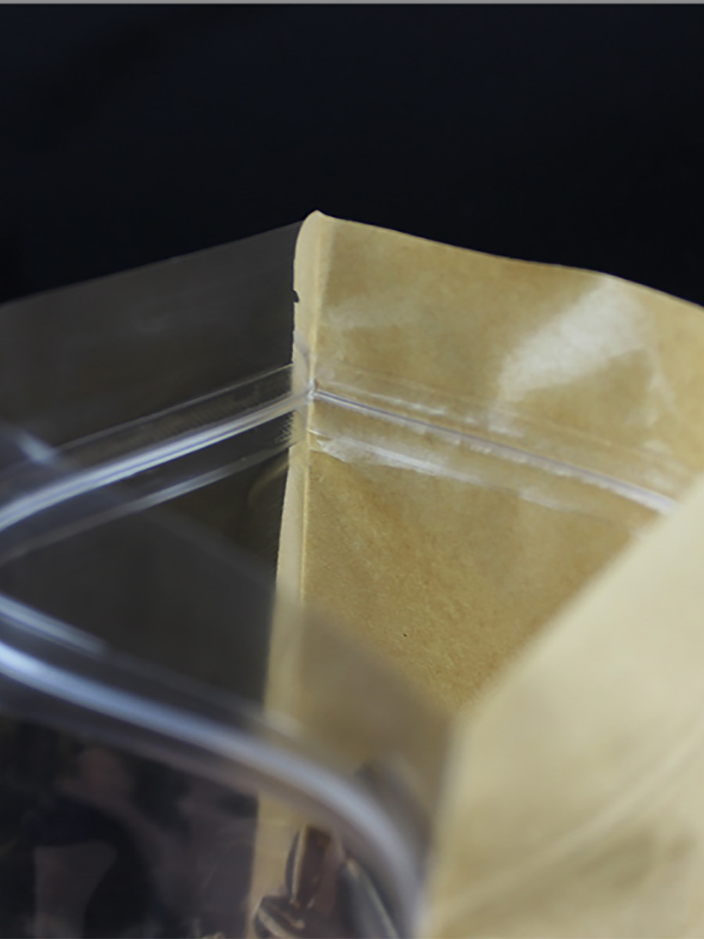 Kraft Stand Up Zipper Pouches