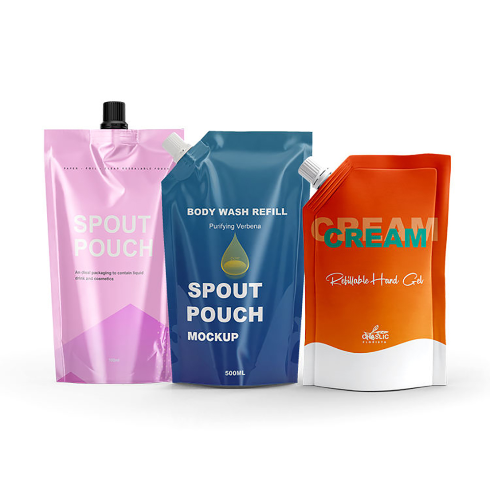 Liquid Refill Spout Pouches & Wine packaging pouch with spout