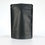 Matte Black Child Resistant Mylar Bags
