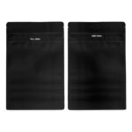 Matte Black Child Resistant Mylar Bags