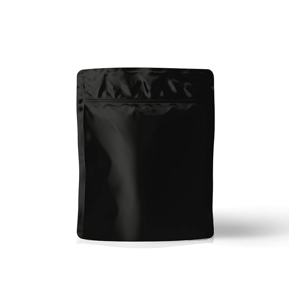 Matte Black Child Resistant Mylar Bags