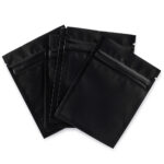 Matte Black Child Resistant Mylar Bags