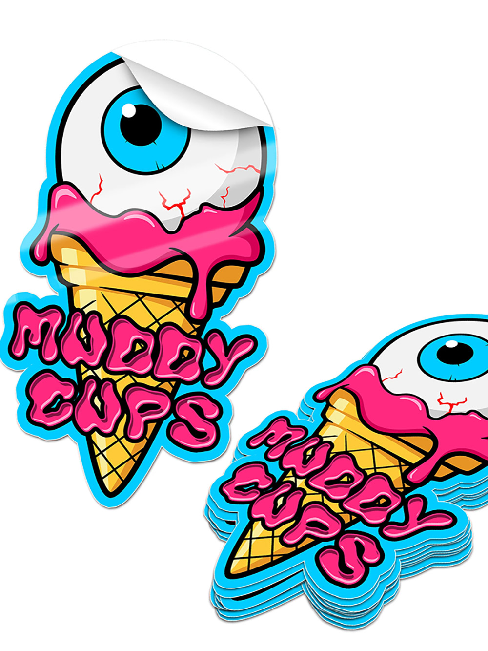 Multi Shapes Stickers Printing with your brand logo