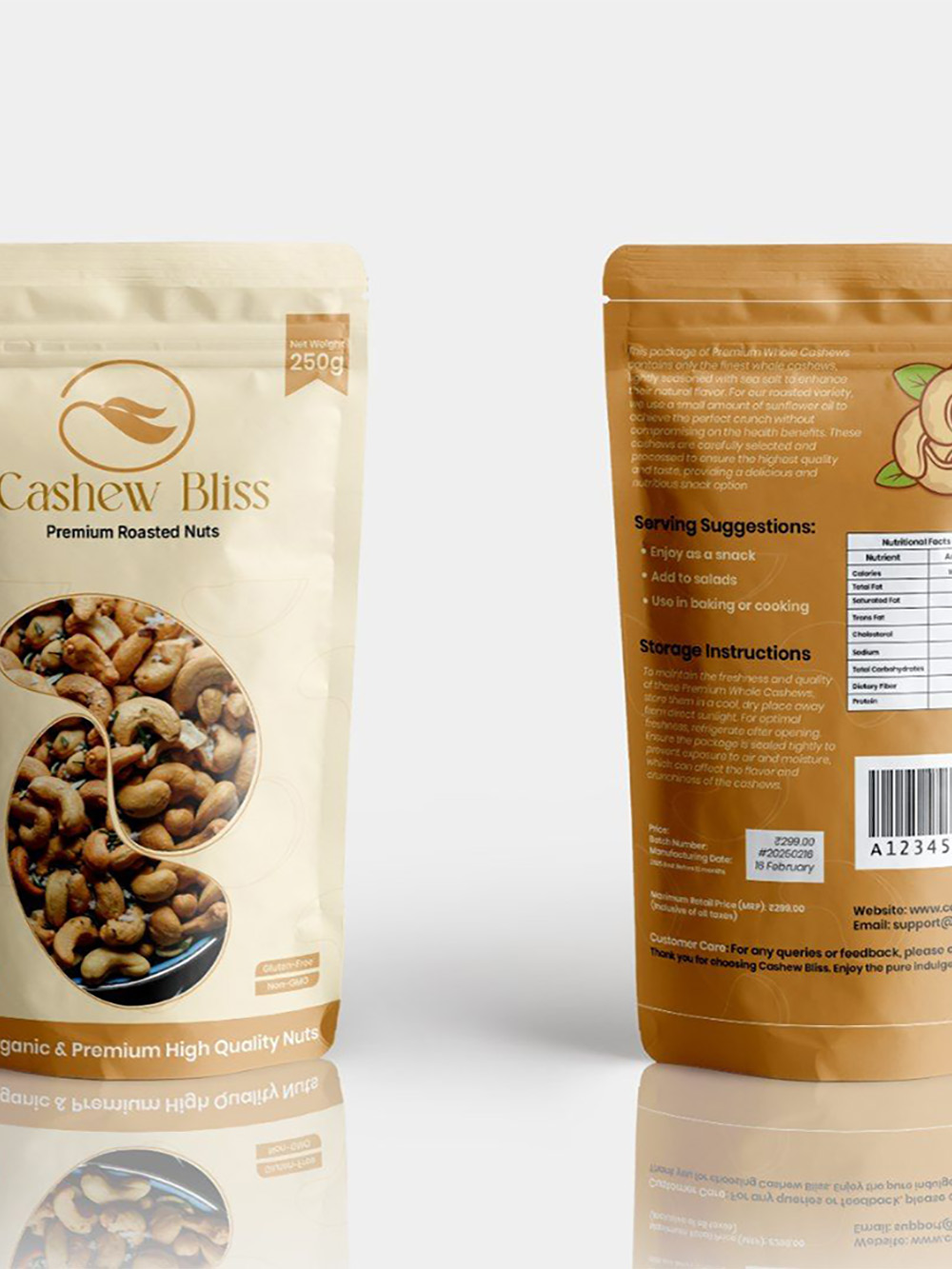 Mylar Bags for Nuts Packaging