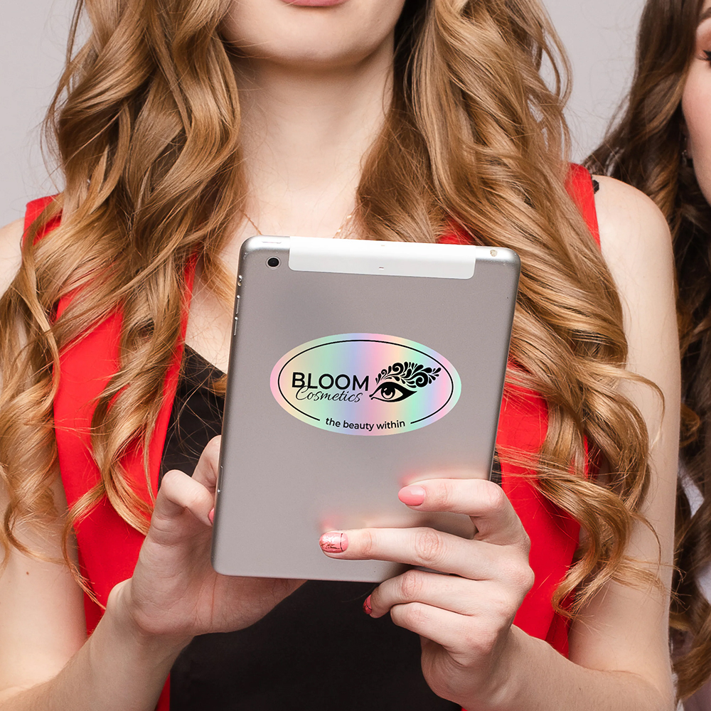 Oval Stickers Printing with your branding