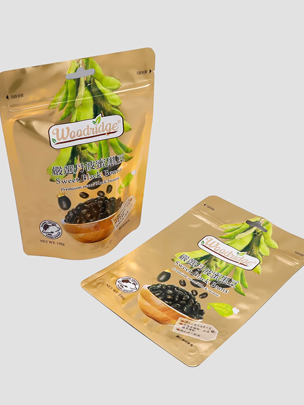 PLA Compostable Stand Up Pouches