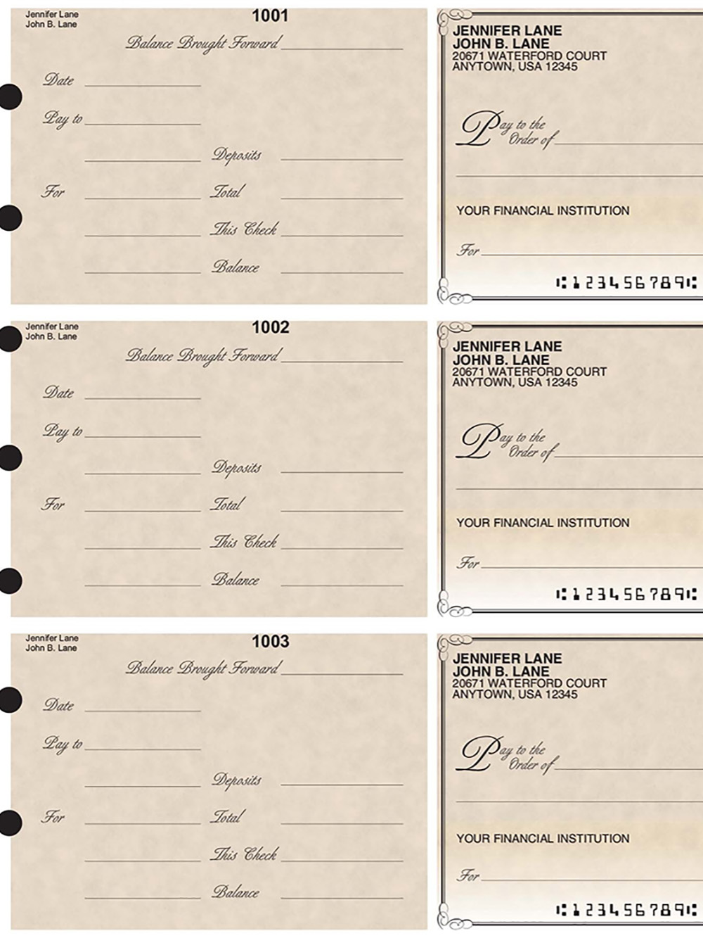 Personal & Business Checks Printing