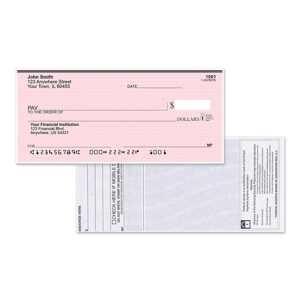 Personal & Business Checks Printing