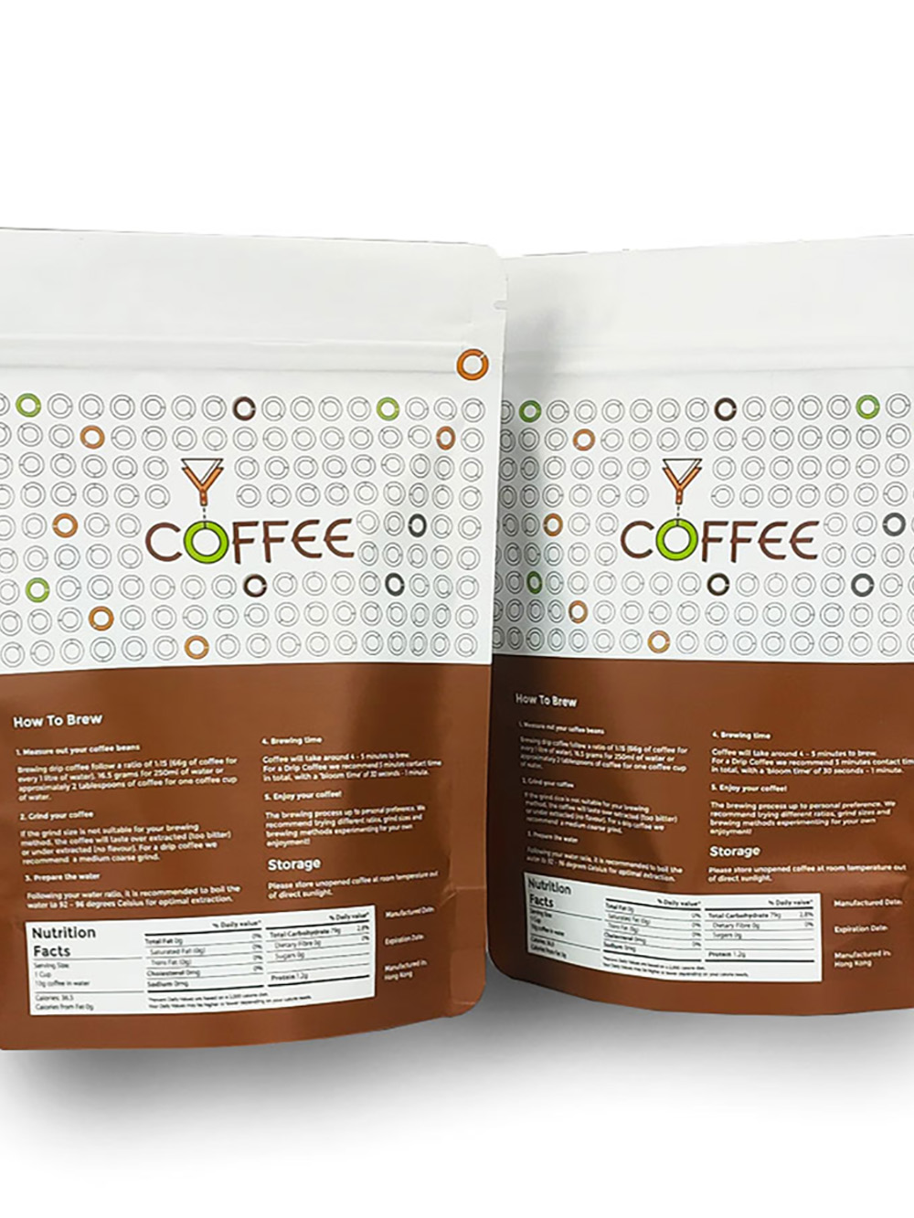 Recyclable Coffee Packaging Pouches