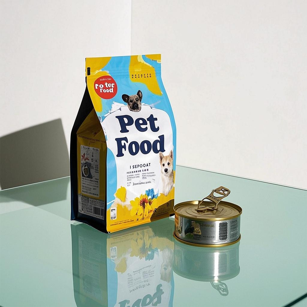 Recyclable Dog Food Flat Bottom Pouches