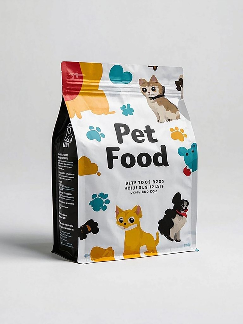 Recyclable Dog Food Flat Bottom Pouches